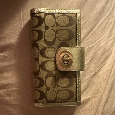 Coach Turnlock Wallet for sale - eBay