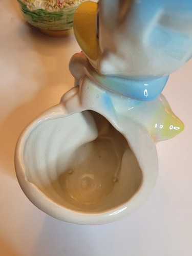 Vintage 1960s Walt Disney Donald Duck Large Ceramic Glazed Garden Planter - 第 6/6 張圖片