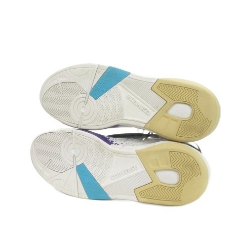 Converse AeroJam EW MID Sneakers HighCut Basketball Shoes White Black Purple Siz thumbnail 4