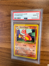 1999 POKEMON BASE SET UNLIMITED #24 CHARMELEON PSA 10