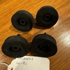 TECHNICS SL-B1 ORIGINAL TURNTABLE RUBBER FEET (4) - VERY GOOD CONDITION