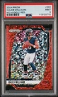 2024 Caleb Williams Prizm #301 No Huddle Red #/75 Bears Rookie PSA 9