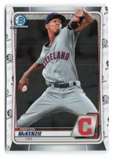 2020 Bowman Chrome #BCP-189 Triston McKenzie Prospects Cleveland Indians