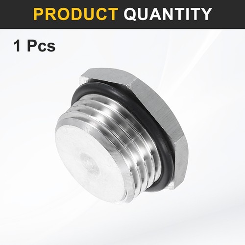 TAISHER 5PCS 304 Stainless Steel Internal Hex Thread Socket Pipe Plug Fitting 1/2 NPT Male