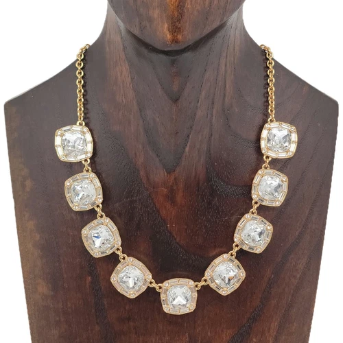 Collana dichiarazione collare cristallo Kate Spade On The Town