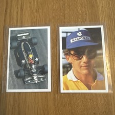 Aryton Senna Cards Rookie A Question Of Sport 1986 Motor Racing F1