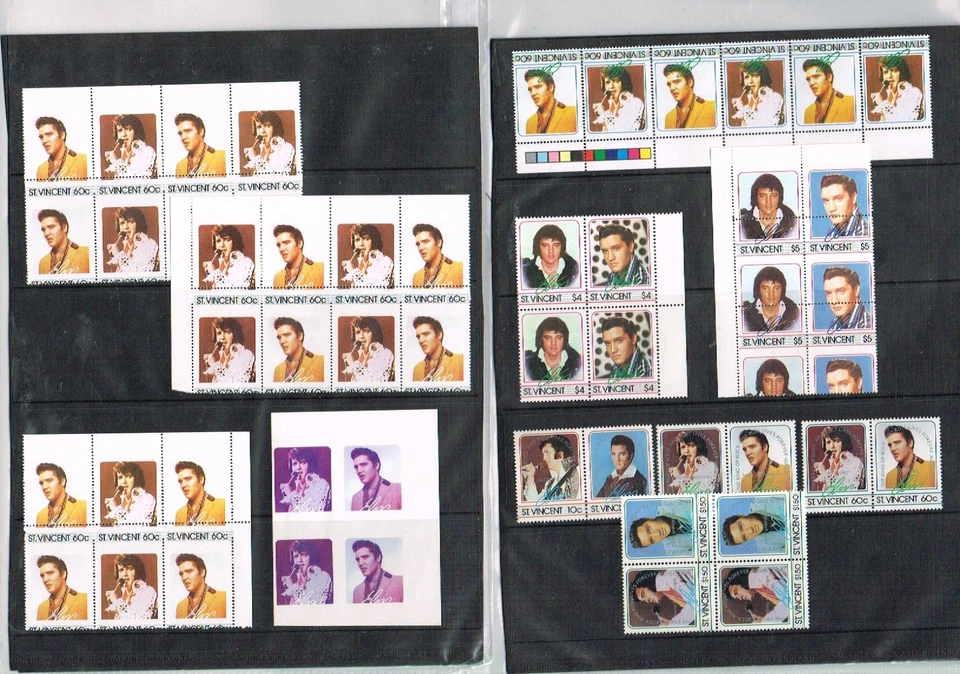 ST VINCENT - ELVIS PRESLEY THEMED STAMP COLLECTION. AMAZING MNH (22 SCANS) - Image 3 of 4