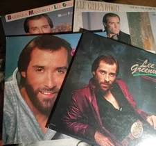 Lee Greenwood Lot Of 4 Vinyl Records, Used, See Pics & Description 