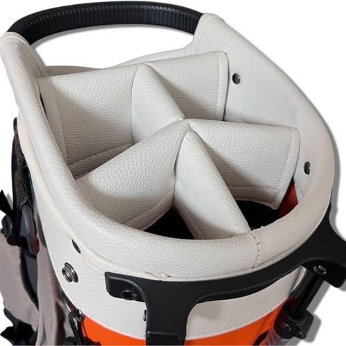 Kinosho Transit Stand Caddie Bag Canvas Gray Orange 2023 Limited Japan–Free Ship - Picture 2 of 12