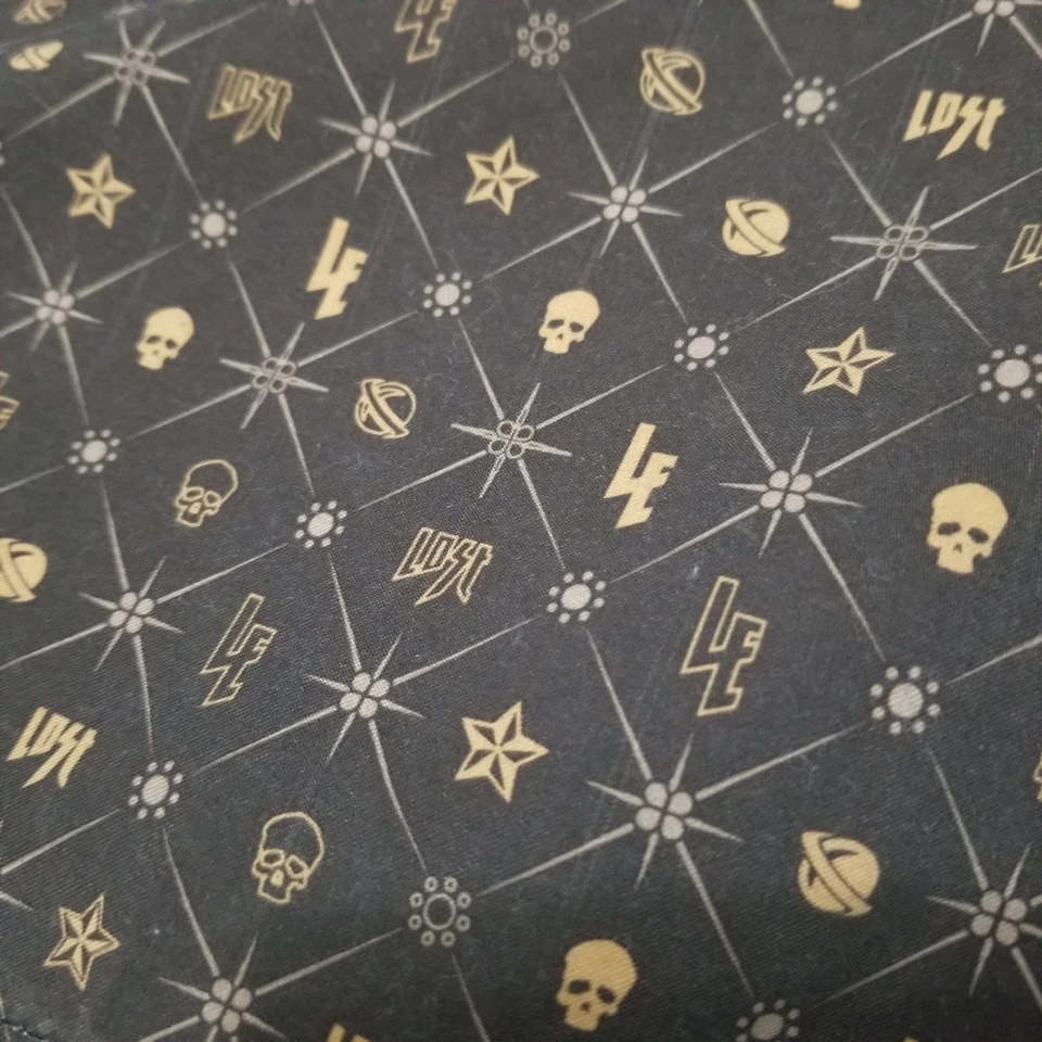 Lost Industries 板短裤男式 29 棕色 AOP 骷髅泳裤冲浪 — 第 2/4 张图片