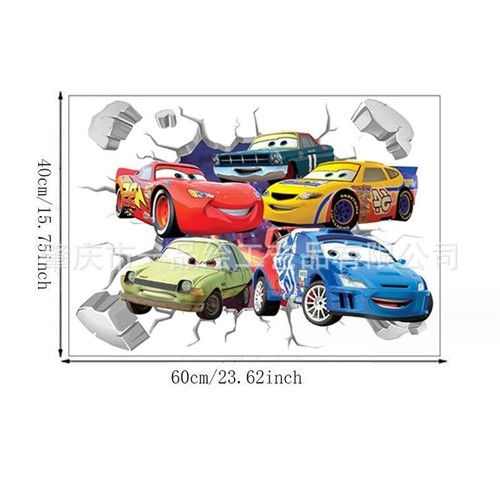 NEU Disney Cartoon Blitz McQueen Autos RIESIGE Wandaufkleber Kinder Wohndeko - Bild 4 von 8