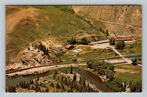 Heiße Schwefelquellen CO Heiße Schwefelquellen Mineralbad Colorado alte Postkarte