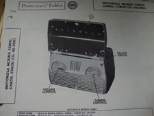 Original Sams Photofact Manual MOTOROLA 52M1U, 52M1U, 52M3U (188)
