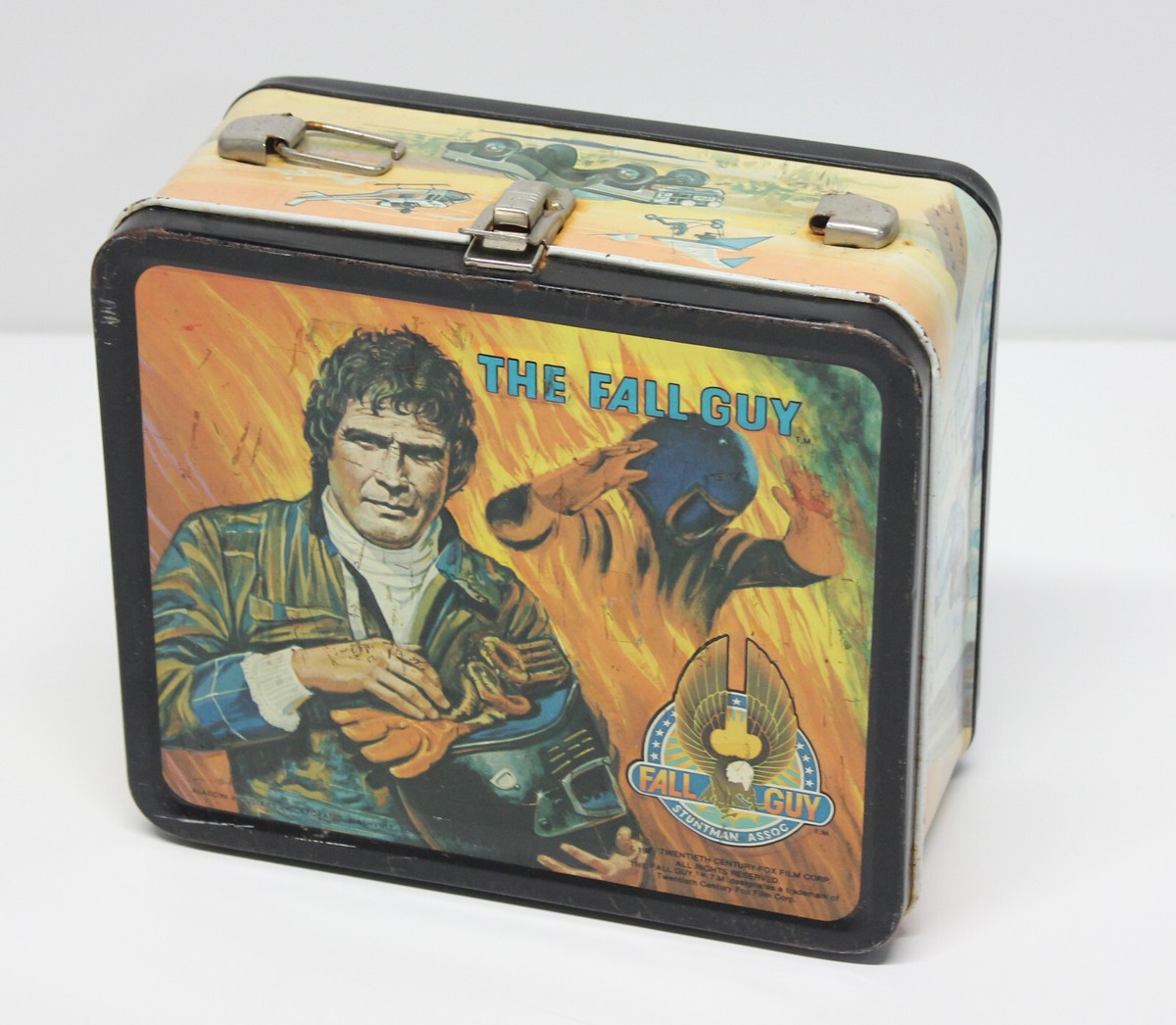 Vintage 1981 The Fall Guy Metal Lunchbox Aladdin Industries