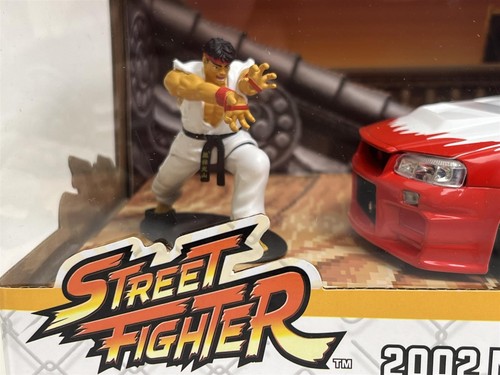 Street Fighter RYU 2002 Nissan Skyline GT R R34 1:24 Scale Jada 253255071 - Picture 3 of 9