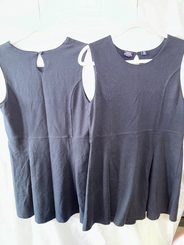 Izod Girls School Uniform Dress 18.5 Plus Navy Blue