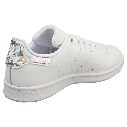 adidas Stan Smith Bambini White Silver Formatori Classico - Picture 2 of 8