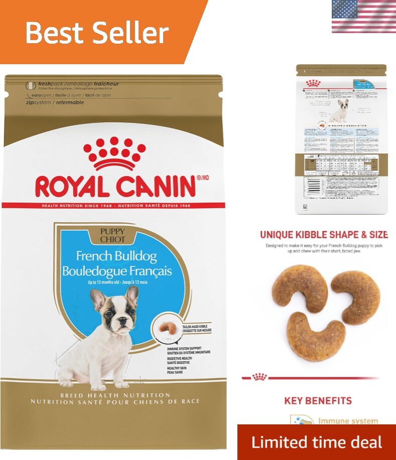 French Bulldog Puppy Dry Dog Food, lb Bag