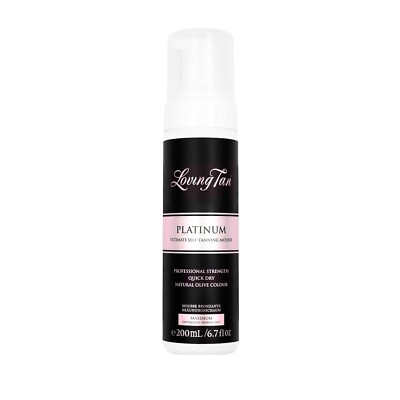 Loving Tan Platinum Self Tanning Mousse - Maximum 100 ml / 3.3 fl oz Brand New