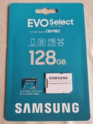 Samsung EVO Select 128 GB MicroSDXC UHS-I Card mit Adapter *NEU*