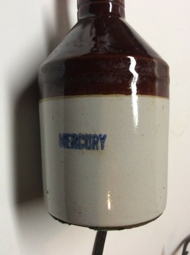 Lámpara de jarra de whisky mercurio de colección - Imagen 4 de 11