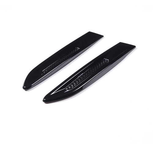 For Jaguar XF/XFL/F-Pace 2016-2020 Side Fender Vent Trim ABS Black 2PCS - Picture 3 of 6
