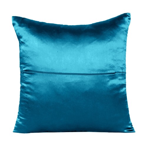 Cushion Cover Pillow Case Throw 18x18 Soft Decorative Solid Satin Pillow Shams - Picture 69 of 191
