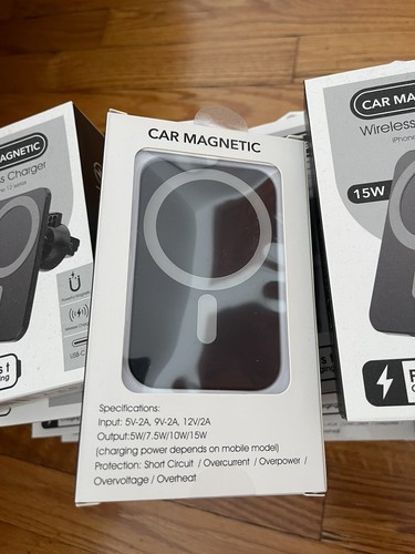 Bulk Wholesale Lot of 20 MagSafe Wireless Charger and car holder for iPhone - Picture 5 of 5