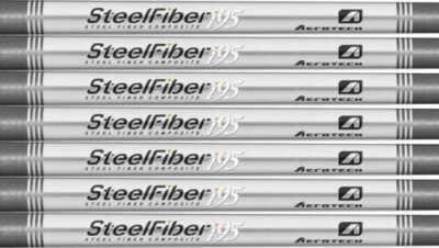 Aerotech SteelFiber i95 4-PW Stiff Flex Iron Shafts .355 Taper