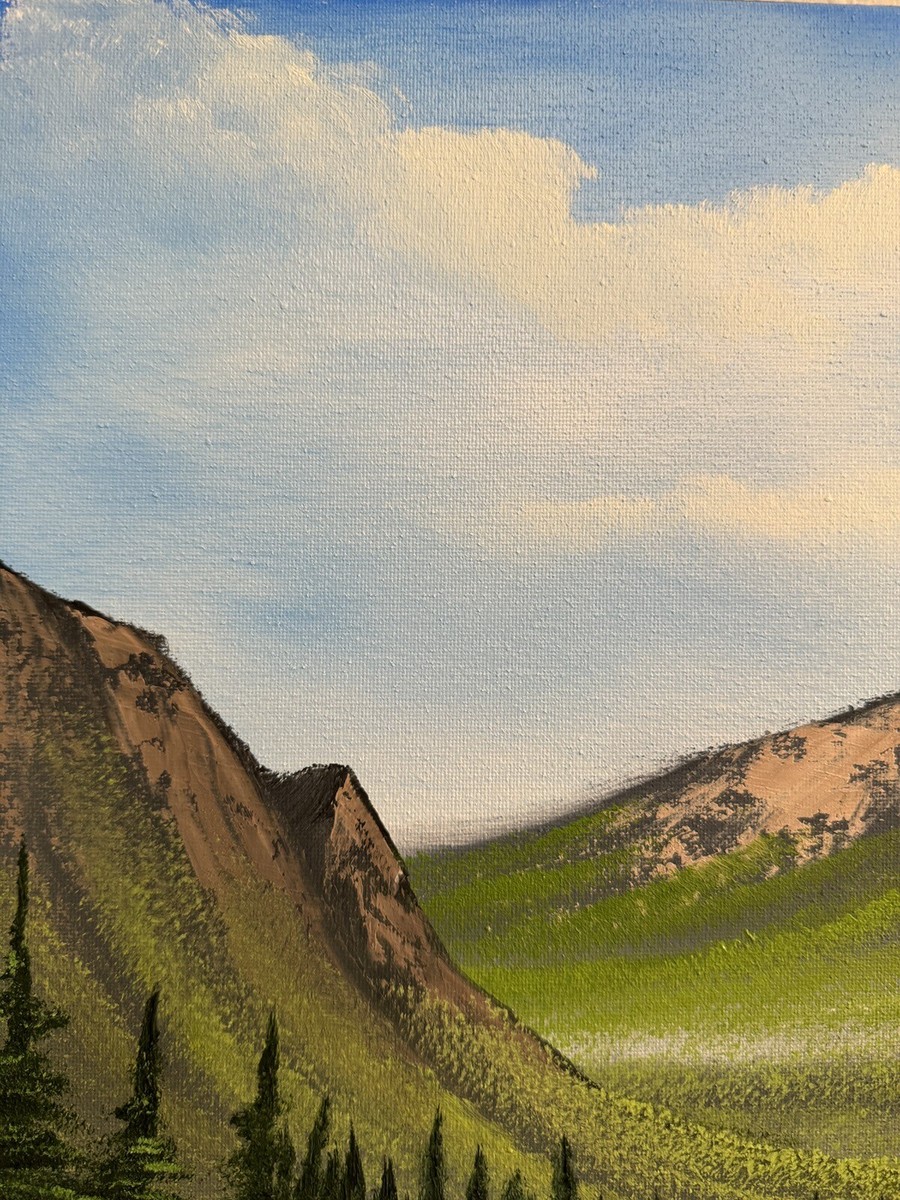 絵画 Mountain ridge lake Mountain Ridge Lake