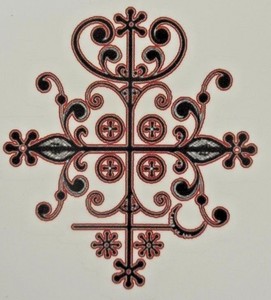 Details About Papa Legba Veve Voodoo Stickerdecal Guardian Of The Crossroads Loa New