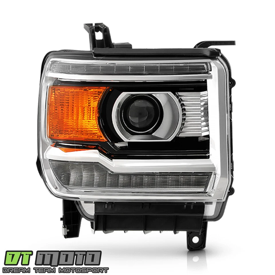 Para GMC Sierra 2500HD HID 2016-2019 con Faro Proyector LED DRL - Pasajero Foto 3 de 4