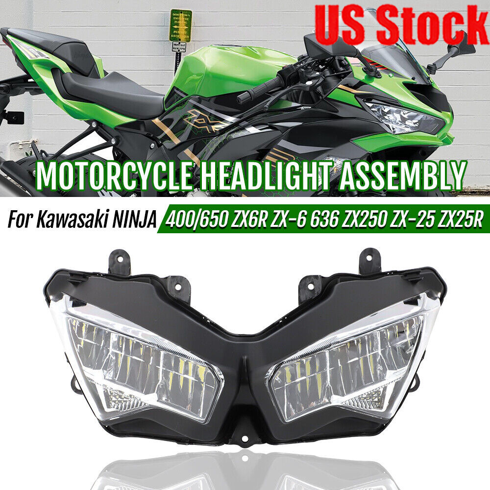 Motorcycle LED Headlamp for KAWASAKI ZX636 NINJA ZX-6R 2019