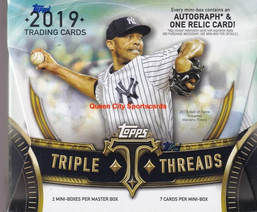 2019 Topps Triple Threads Baseball Factory Sealed Hobby Box