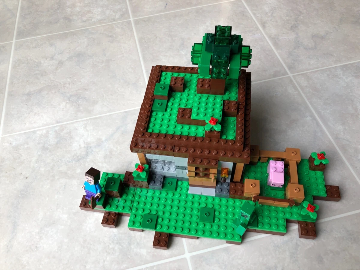 LEGO Minecraft 21115 The First Night 100 Complete Set w Manual