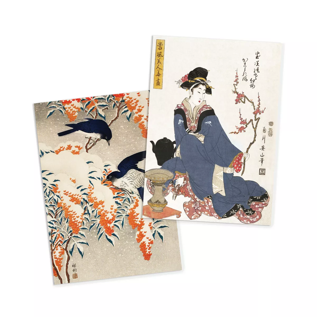 Japanese Ukiyo-e Art Greeting Card Christmas Xmas New Year 