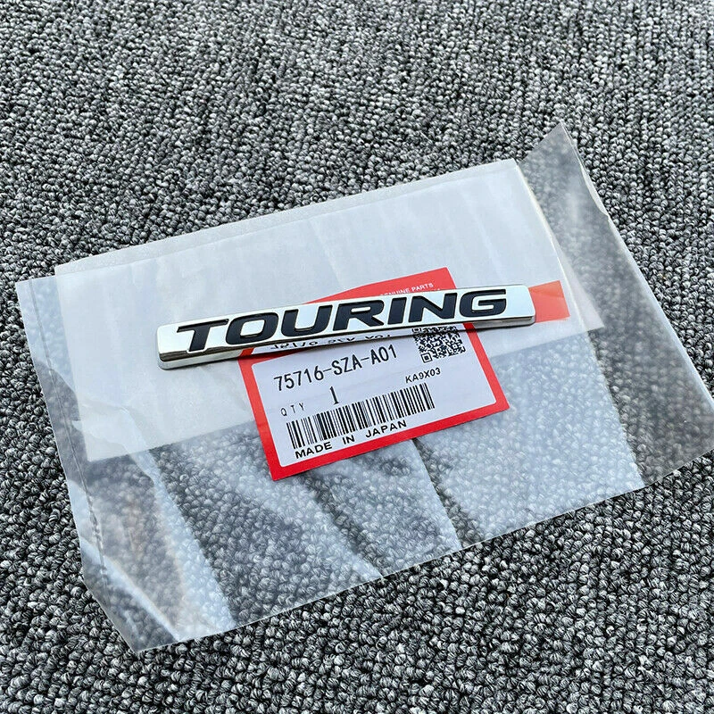 Insignia emblema deportivo TOURING para Honda CIVIC Accord Odyssey Pilot CR-V Foto 2 de 4