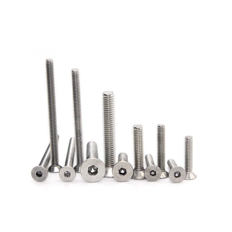 JH-FAST M6 COUNTERSUNK BOLTS ALLEN KEY BOLT SOCKET SCREWS A2 STAINLESS STEEL DIN 7991