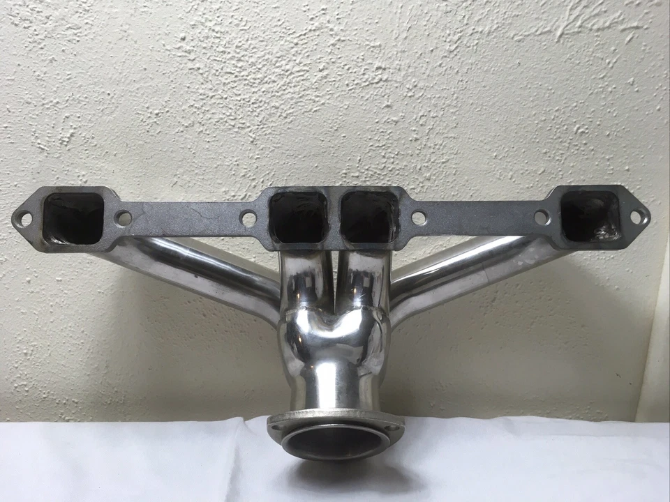 Dodge B200 B300 1976-1978 cargador Ram Plymouth colector de escape cabezal #b12 Foto 4 de 4