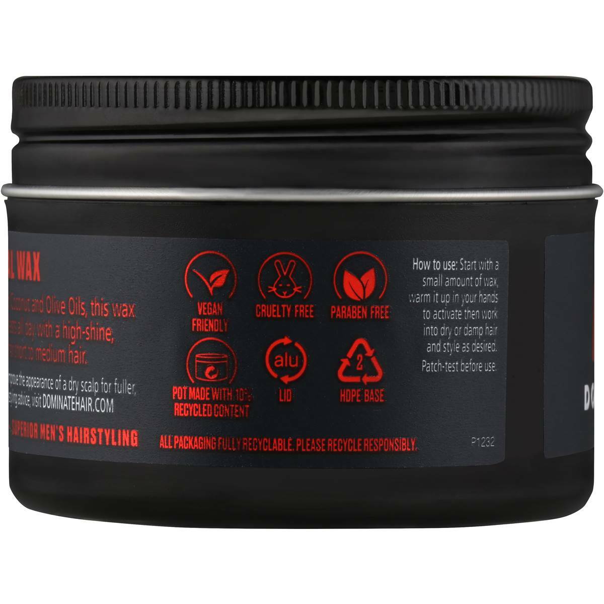 Dominate Original Wax Strong Hold Men Hair Styling 95g eBay