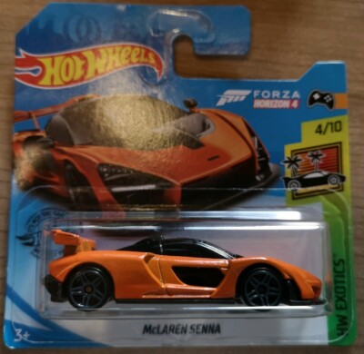Hotwheels McLaren Senna Forza Horizon 4 orange Neu