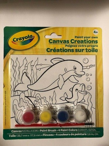 Crayola Canvas Creations - Malen Sie Ihre eigene Mini Leinwand - inkl. Leinwand, Farben - Bild 2 von 6