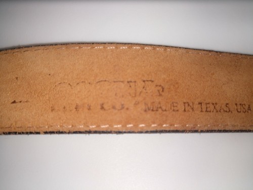 Vaquera NOCONA 32" Cuero GRIS/NEGRO HEBILLA PLATEADA Herrajes Hechos en TEXAS, EE. UU. - Imagen 10 de 10