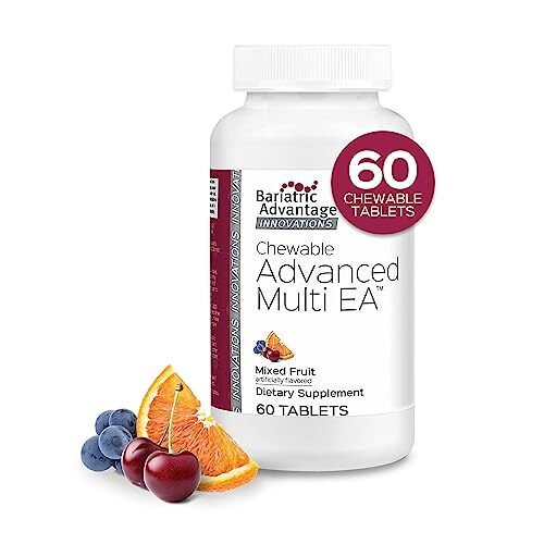 Chewable Advanced Multi EA, High Potency Daily Multivitamin for Bariatric Sur...