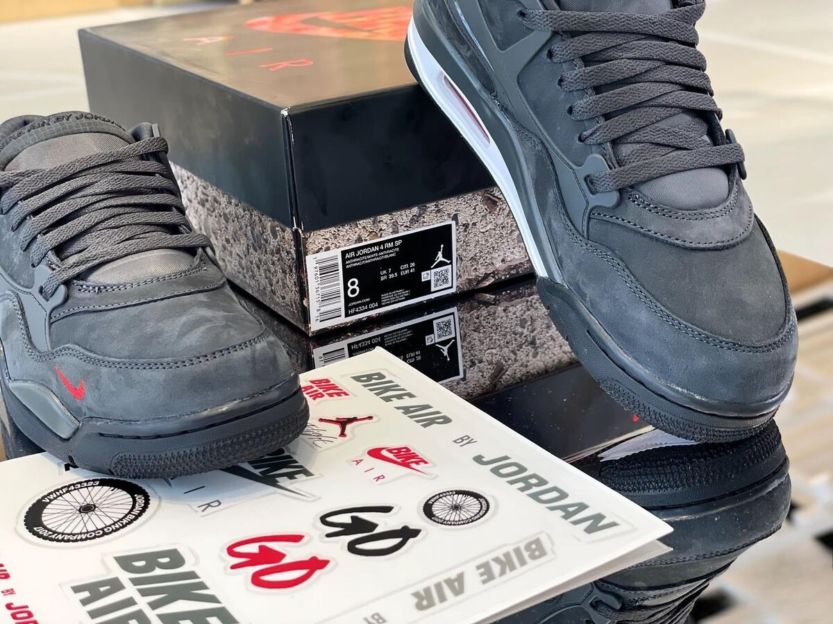 Nigel Sylvester x Air Jordan 4 RM SP ''Anthracite'' Black Nigel Sylvester x Air Jordan 4 RM SP ''Anthracite'' Black
