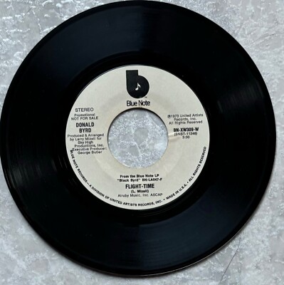 Donald Byrd - Flight Time - 1973 - 45RPM -WHITE LABEL PROMO COPY