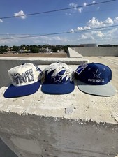 Vtg 1995 Dallas Cowboys Hat Lot TEAM AUTOGRAPHED Sharktooth RARE