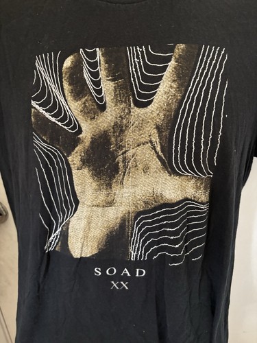 VTG.98 System Of A Down XX Hand Album Serj Daron Shavo John Mens RARE T-shirt L - Picture 4 of 8