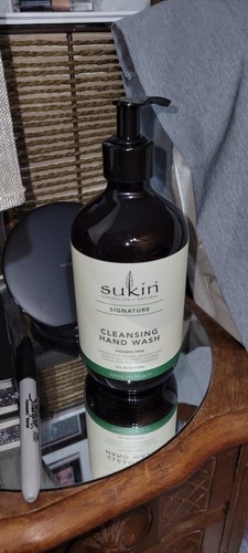 Sukin Cleansing Handwaschmittel – 1 Liter, Sanfte Reinigung Mit Jojoba- & Avocadoöl, Für Alle Hauttypen