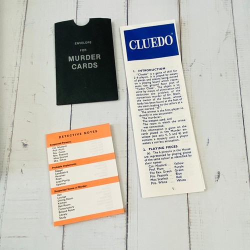 Travel Cluedo Board Game Parker Bros COMPLETE Vintage 1984 Made In Australia - Picture 5 of 9